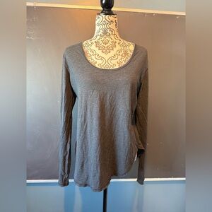 Lululemon Asymetrical cut long sleeve top